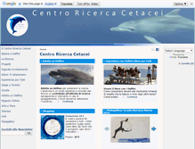 Tablet Screenshot of centroricercacetacei.org